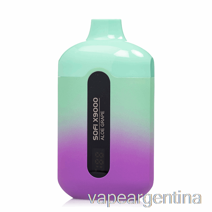 Vape Sofi X9000 Inteligente Desechable Aloe Uva Argentina